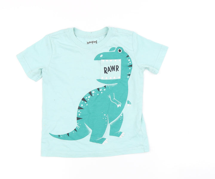 Kohl's Boys Green   Basic T-Shirt Size 4 Years