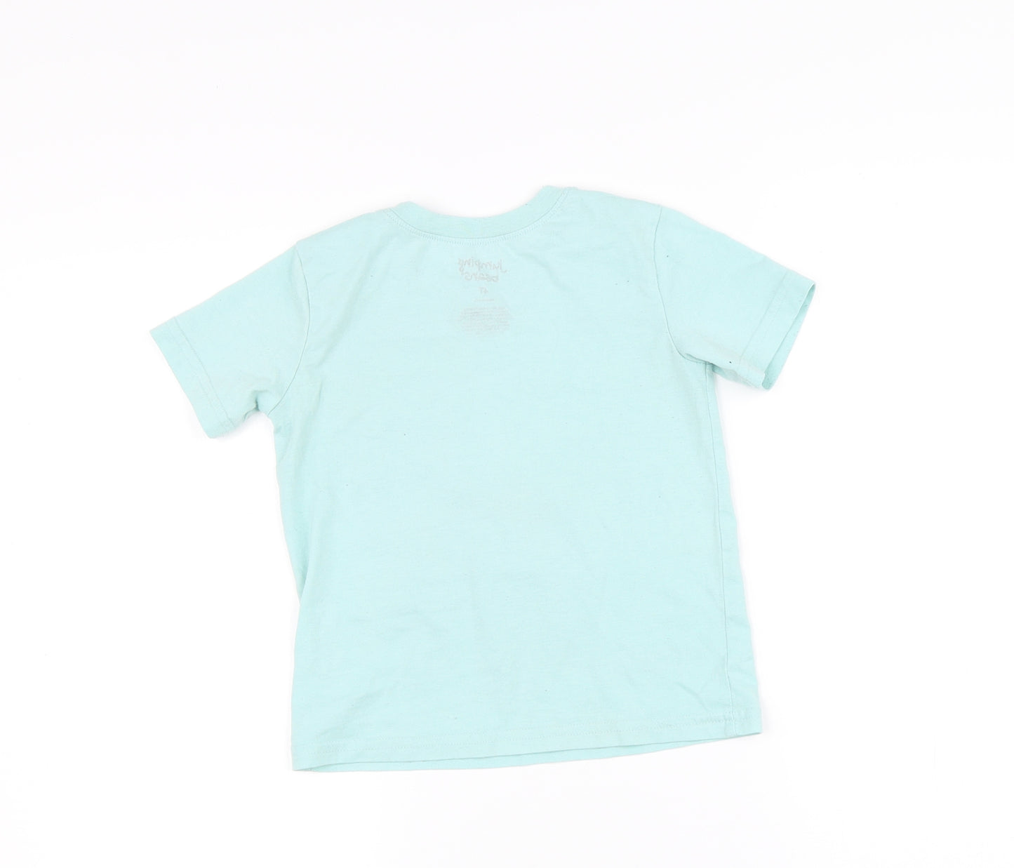 Kohl's Boys Green   Basic T-Shirt Size 4 Years