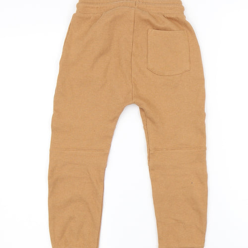 George Boys Brown   Jogger Trousers Size 4-5 Years