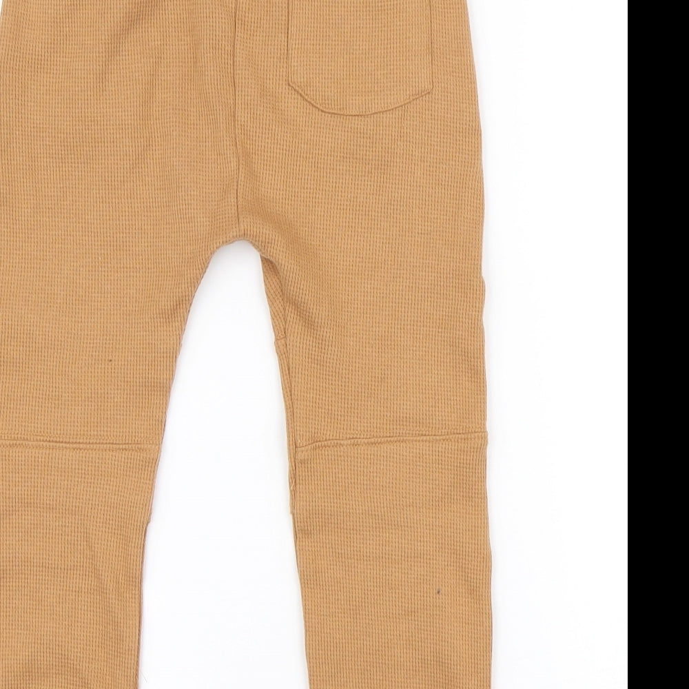 George Boys Brown   Jogger Trousers Size 4-5 Years