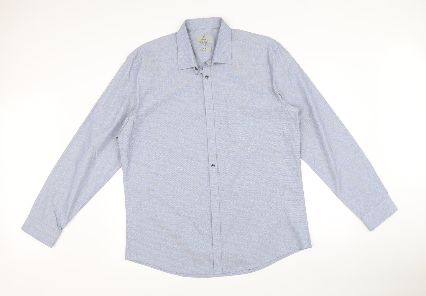 Matalan Mens Blue    Button-Up Size 17