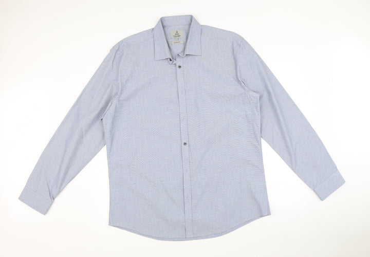 Matalan Mens Blue    Button-Up Size 17