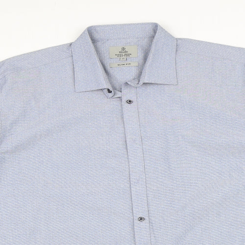 Matalan Mens Blue    Button-Up Size 17