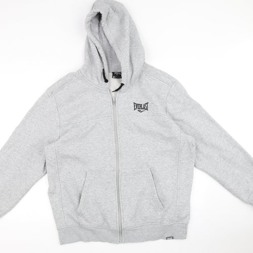 Everlast Mens Grey   Full Zip Hoodie Size XL