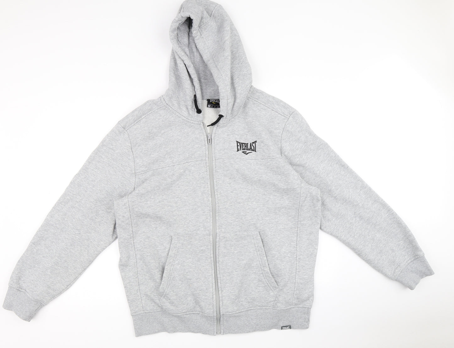 Everlast Mens Grey   Full Zip Hoodie Size XL