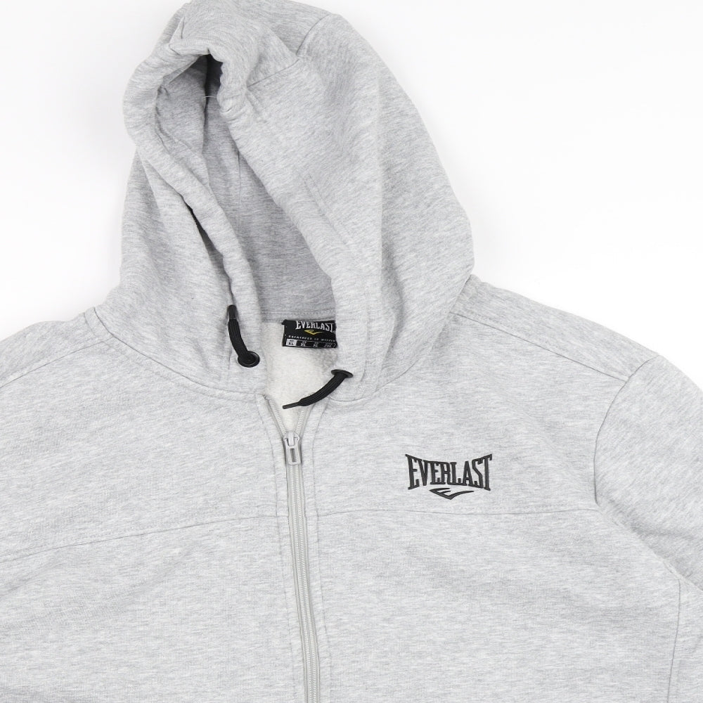 Everlast Mens Grey   Full Zip Hoodie Size XL