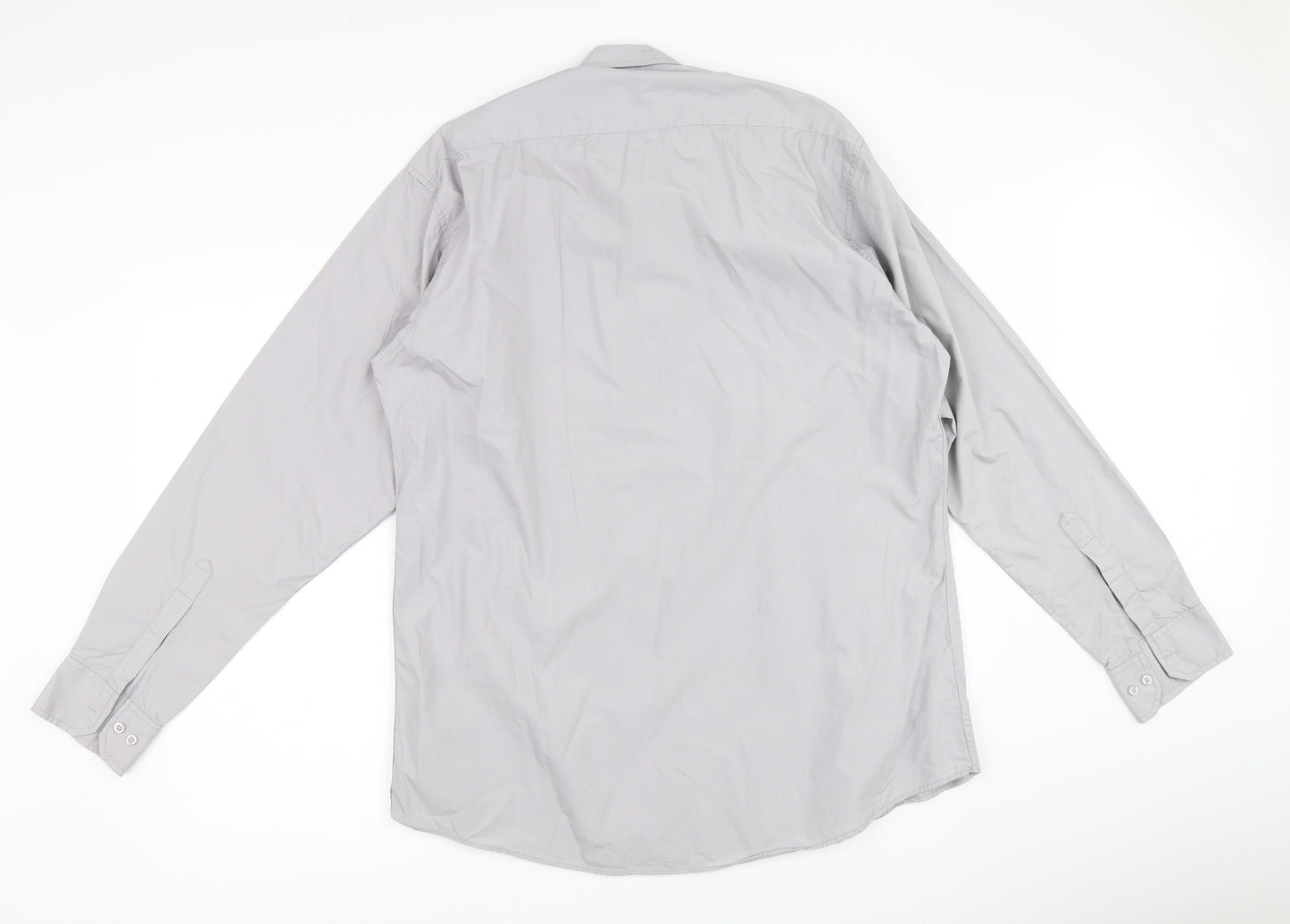Lyon Becker Mens Grey    Button-Up Size 2XL