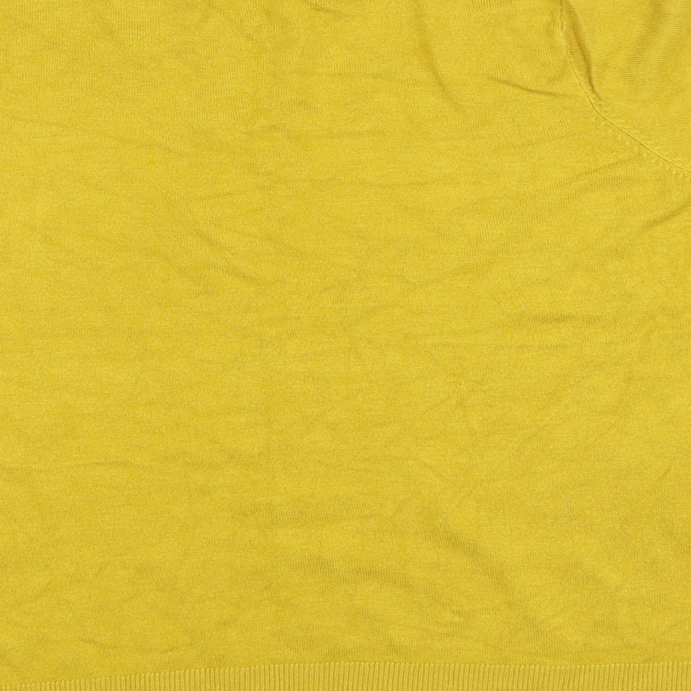 Marks and Spencer Womens Yellow   Pullover Jumper Size 16