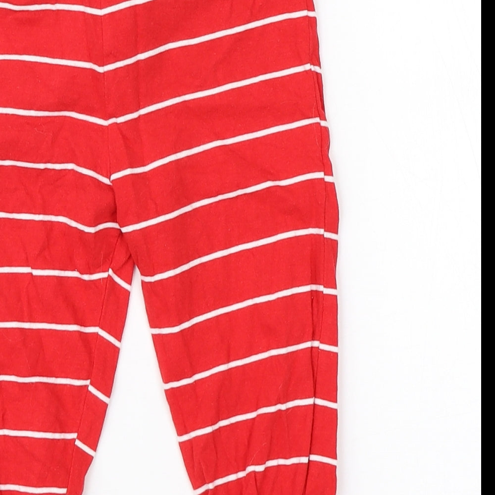 Primark Baby Red Striped  Cami Pyjama Pants Size 18-24 Months