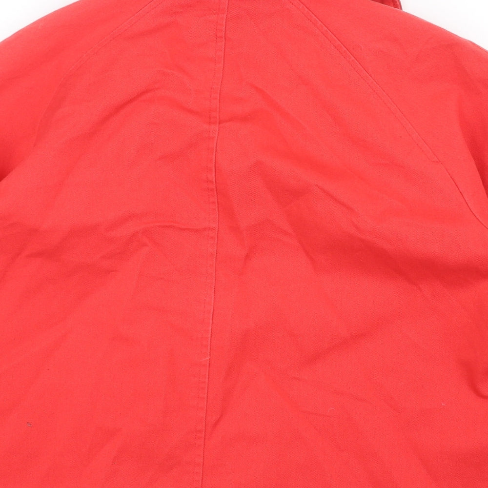 George Womens Red   Overcoat Coat Size 8