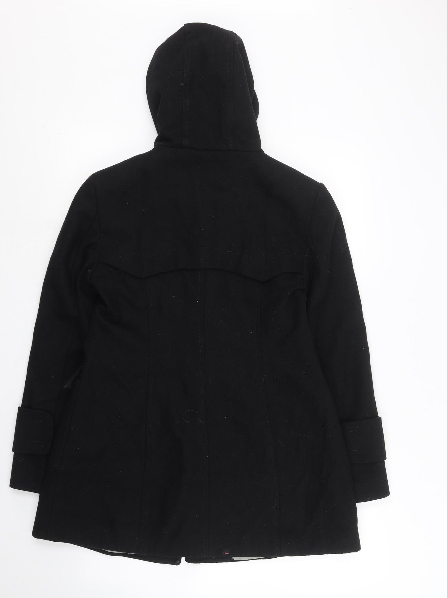 NEXT Womens Black   Overcoat Coat Size 10