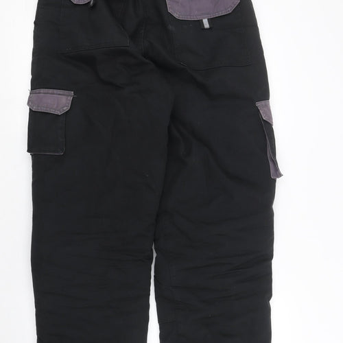 Portw Mens Black   Snow Pants Trousers Size 32 in L30 in