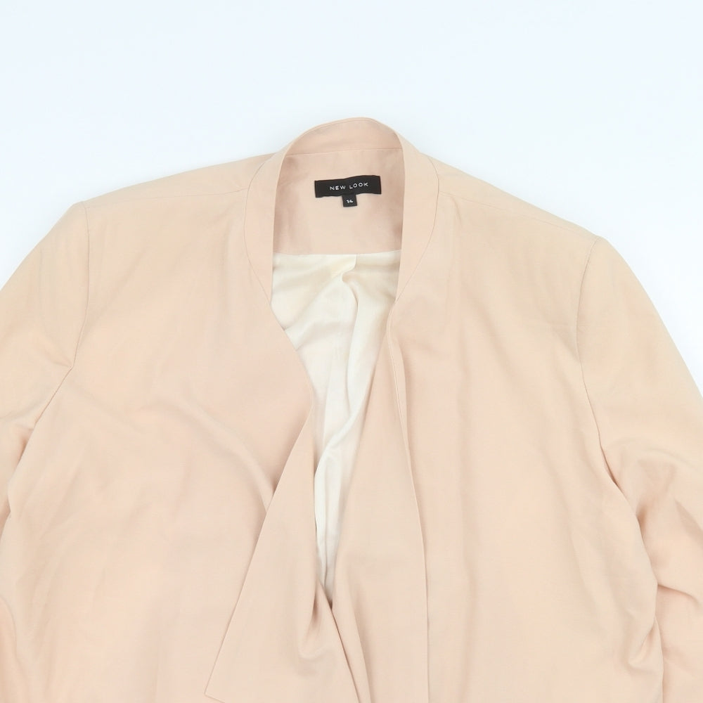 New Look Womens Pink   Jacket Blazer Size 14