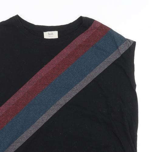 Hush Mens Black    T-Shirt Size S