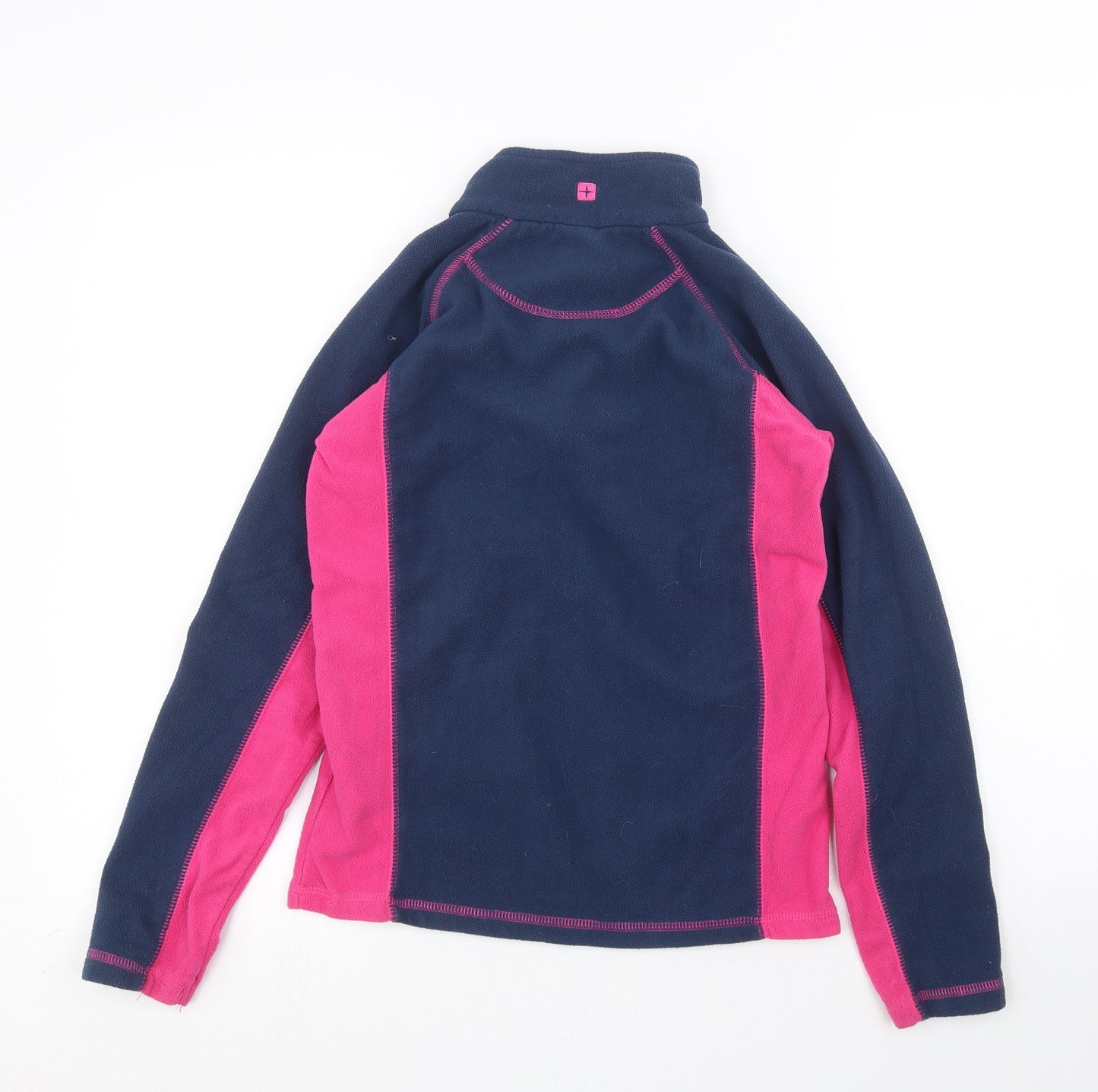 Mountain Warehouse Girls Blue  Fleece Pullover Jumper Size 11 Years