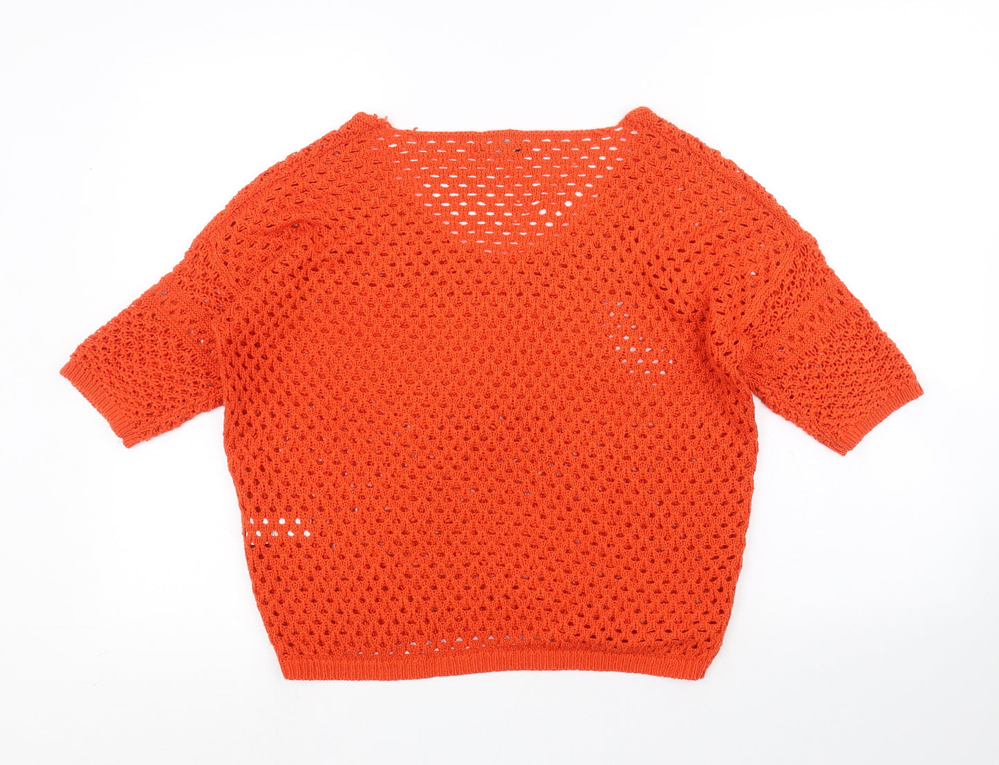 F&F Womens Orange   Pullover Jumper Size 8