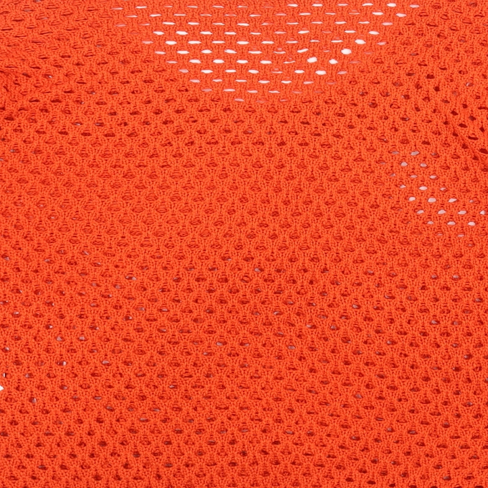 F&F Womens Orange   Pullover Jumper Size 8