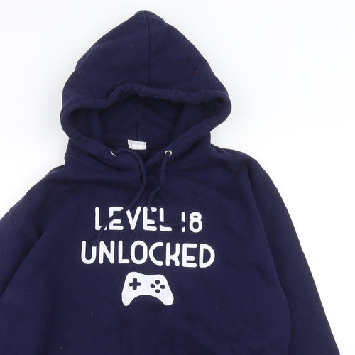 All We Do is Mens Blue   Pullover Hoodie Size M
