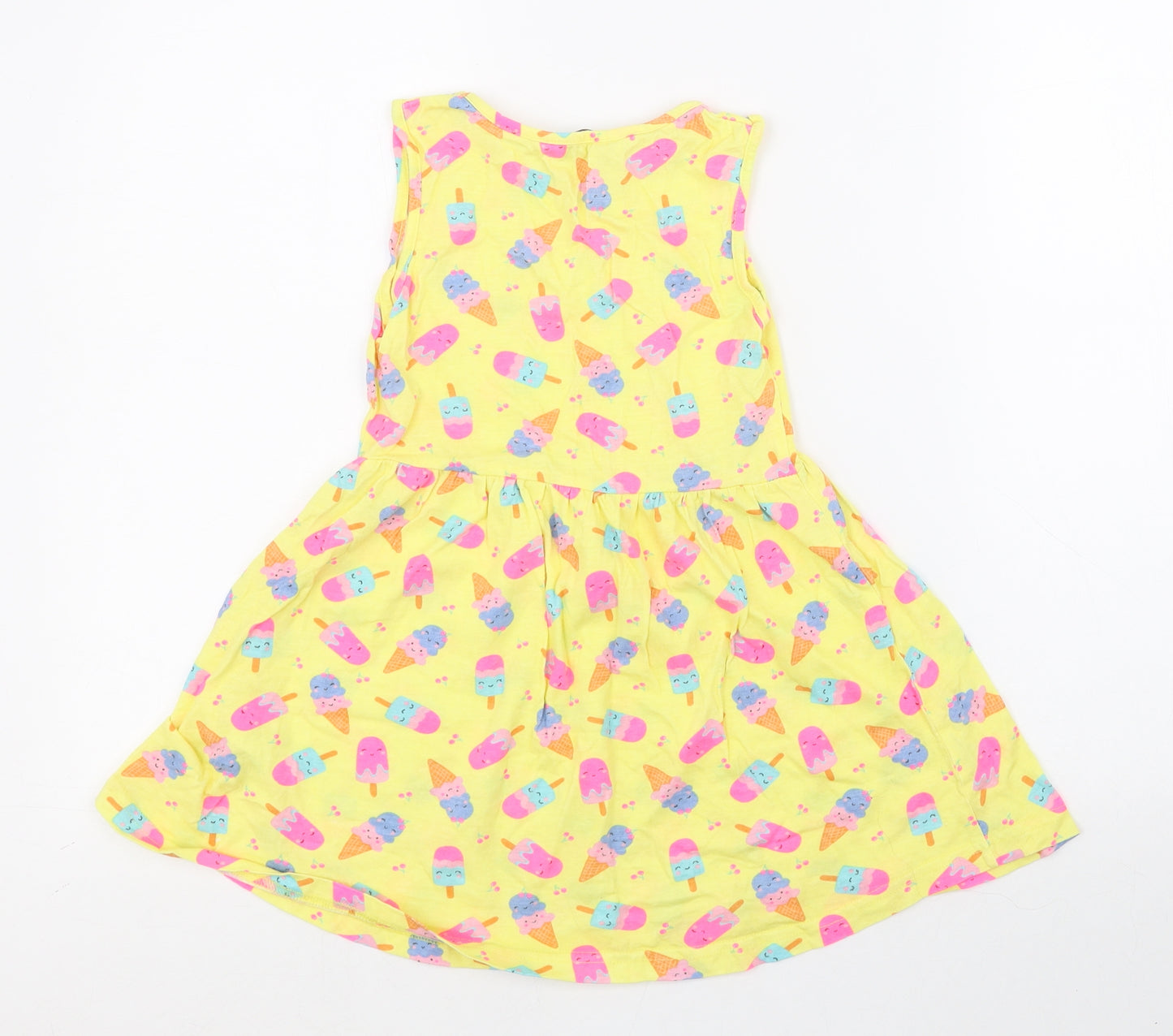 Primark Girls Yellow   A-Line  Size 7 Years