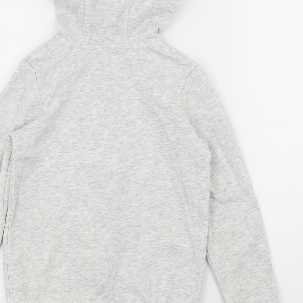 George Girls Grey   Full Zip Hoodie Size 7 Years