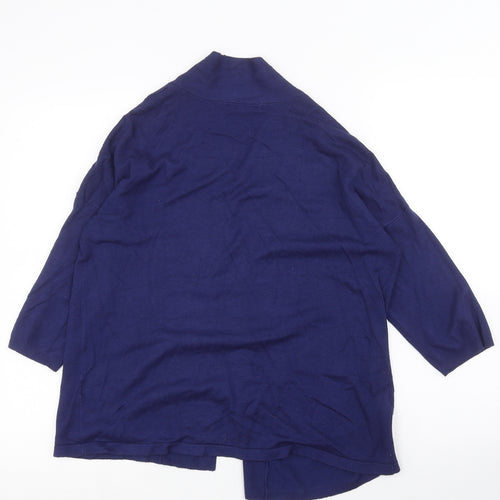 M&S Womens Blue   Cardigan Jumper Size M