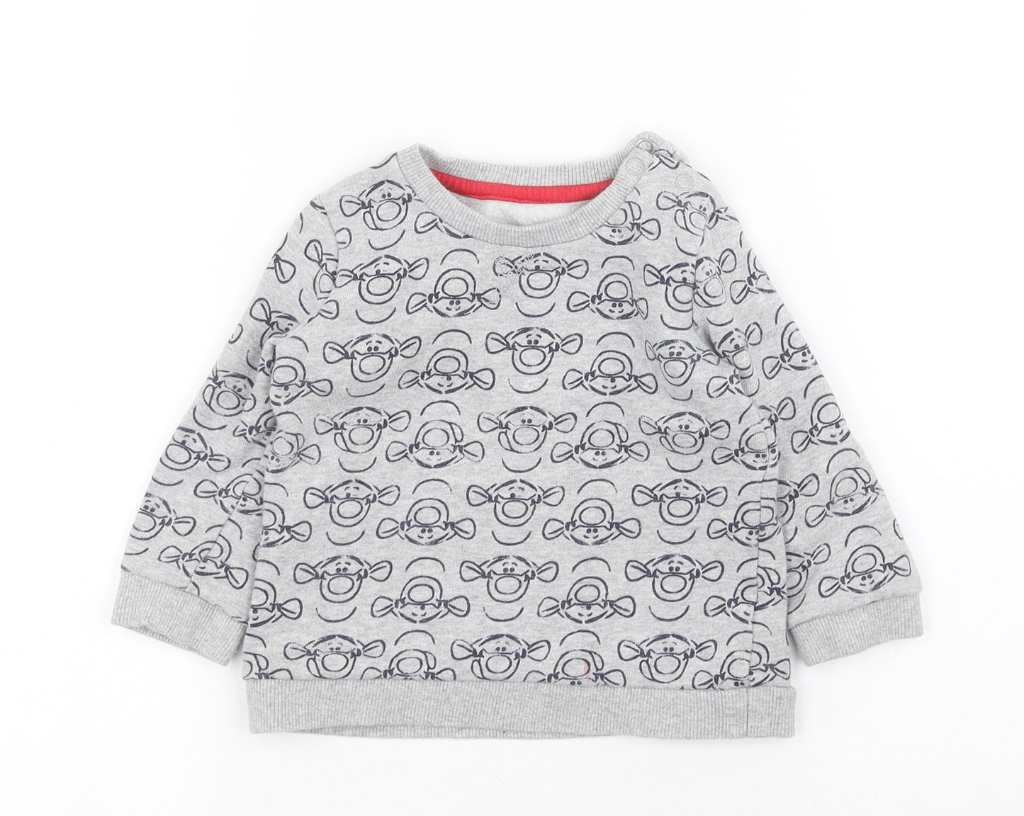 George Boys Grey   Pullover Jumper Size 12-18 Months  - Disney