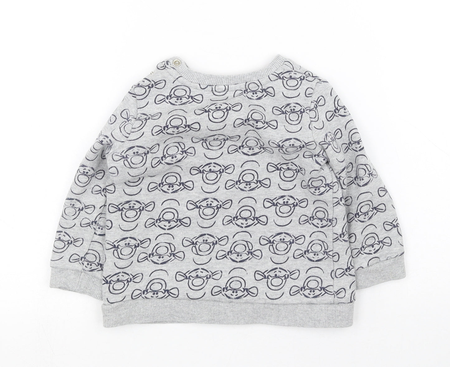 George Boys Grey   Pullover Jumper Size 12-18 Months  - Disney