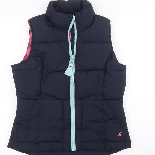 Joules Womens Blue   Gilet Coat Size 10