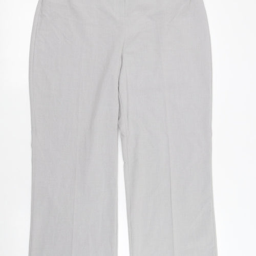 Berkertex Womens Grey   Capri Trousers Size 12 L26 in