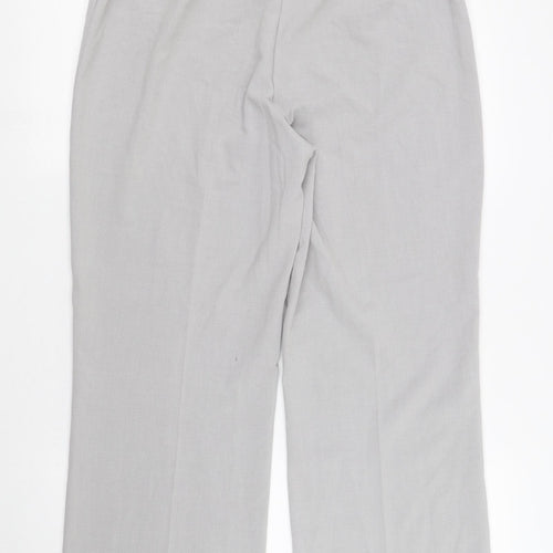 Berkertex Womens Grey   Capri Trousers Size 12 L26 in