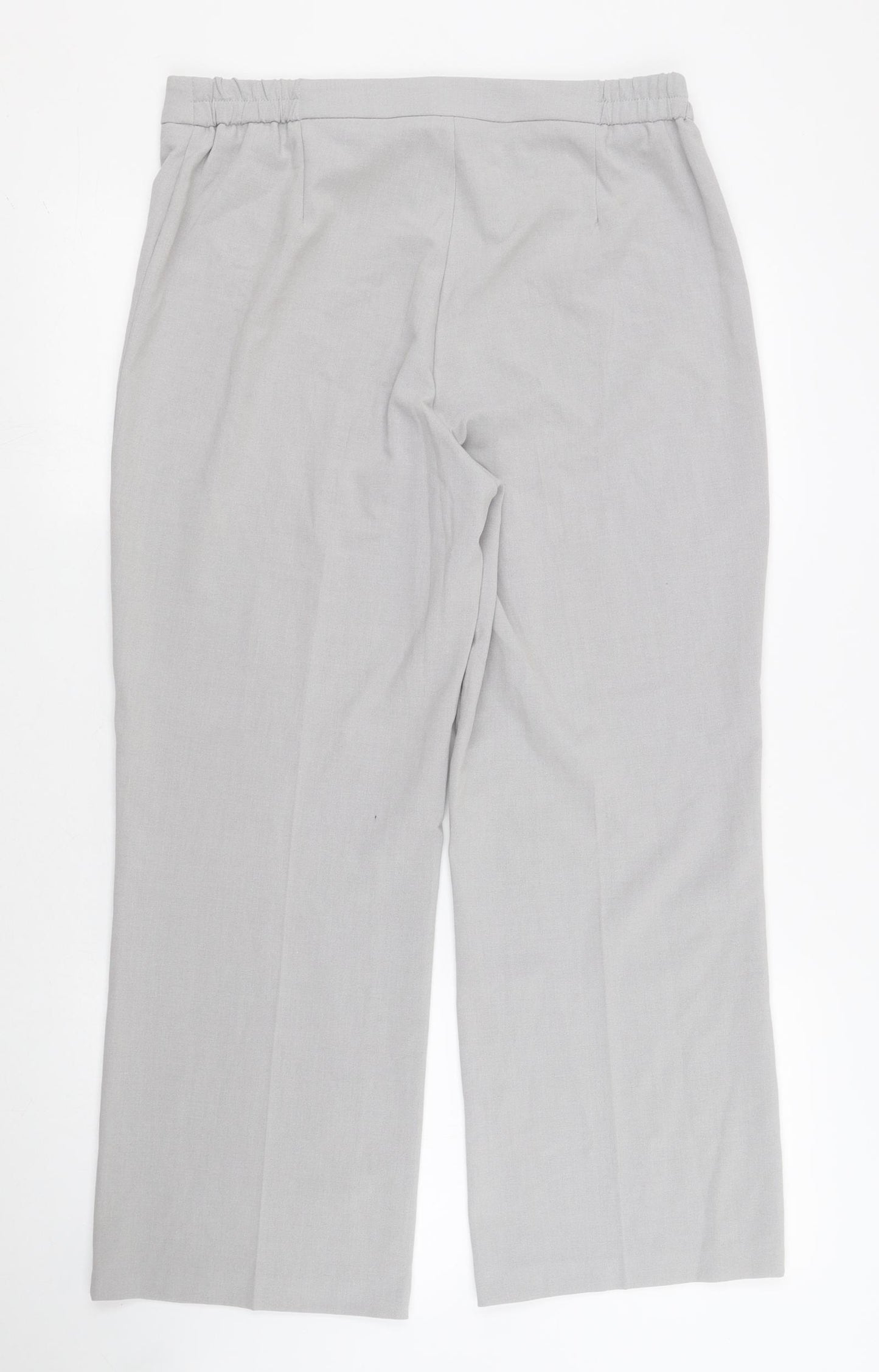 Berkertex Womens Grey   Capri Trousers Size 12 L26 in