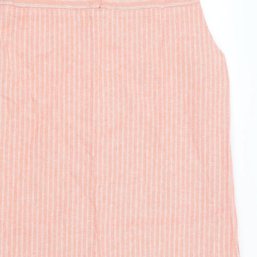 NEXT Womens Pink Striped  A-Line  Size 18