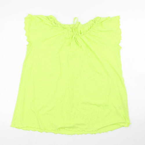 Peacocks Womens Green   Basic Blouse Size 16