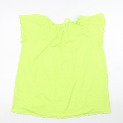 Peacocks Womens Green   Basic Blouse Size 16