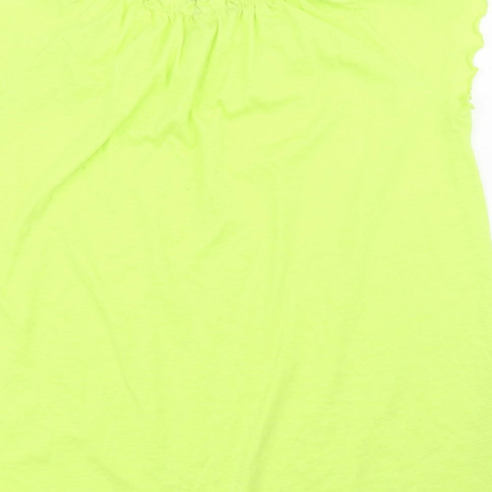 Peacocks Womens Green   Basic Blouse Size 16