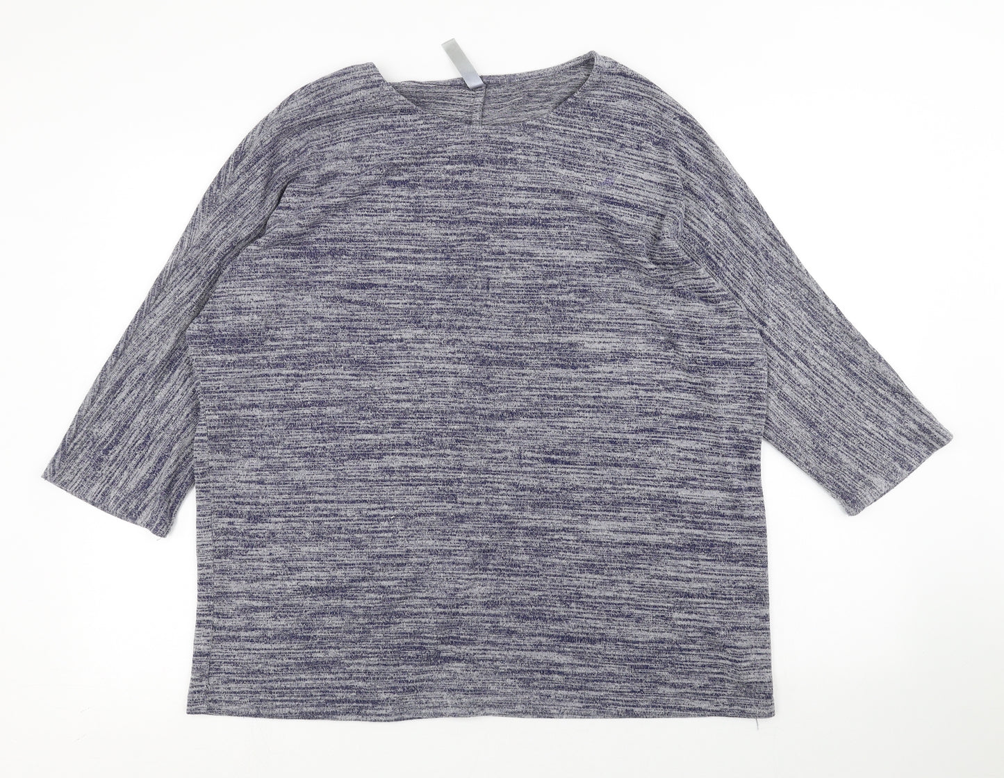 Preworn Womens Blue   Basic Blouse Size XL