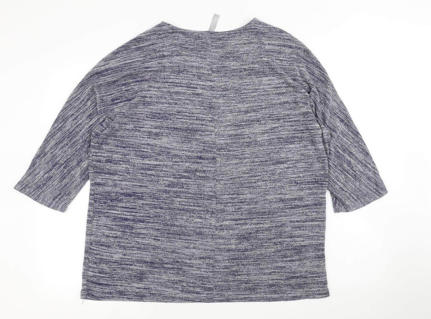 Preworn Womens Blue   Basic Blouse Size XL