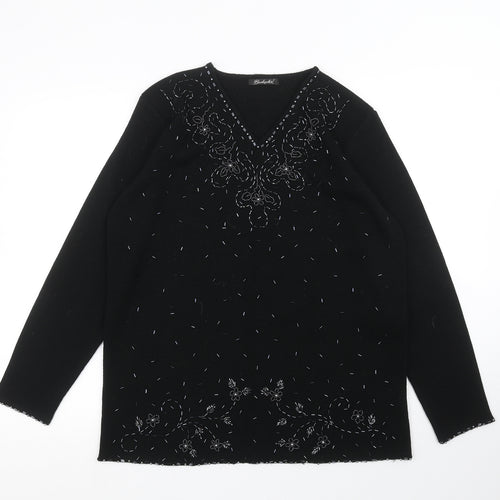 Berkertex Womens Black   Pullover Jumper Size 16
