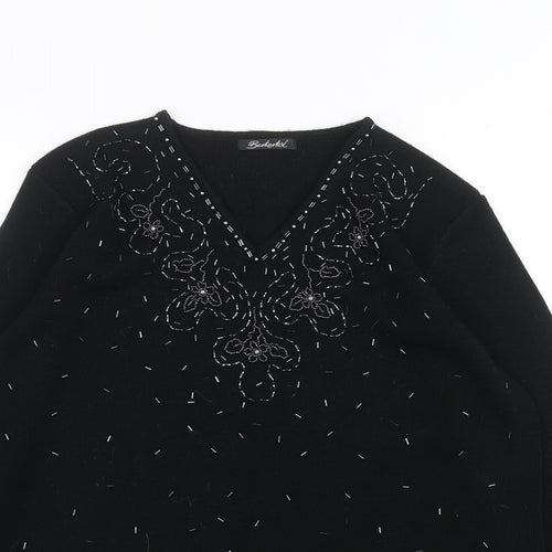 Berkertex Womens Black   Pullover Jumper Size 16