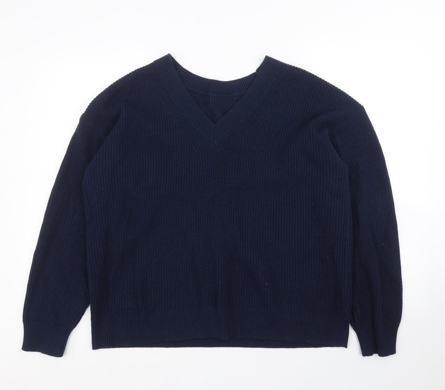 M&S Womens Blue   Pullover Jumper Size M