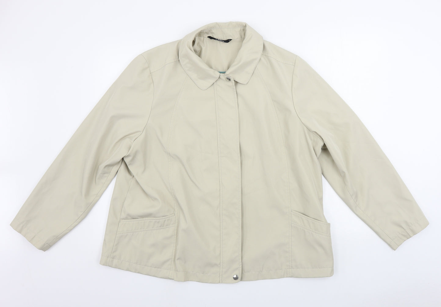 bm collection     Womens Beige   Jacket Coat Size L