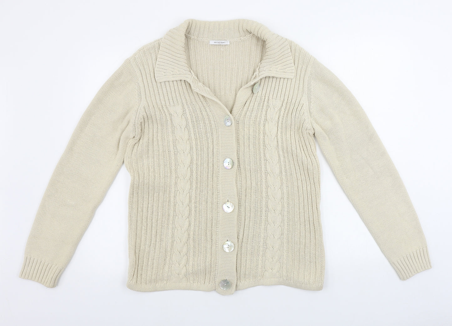 Artigiano  Womens Beige   Cape Jumper Size L