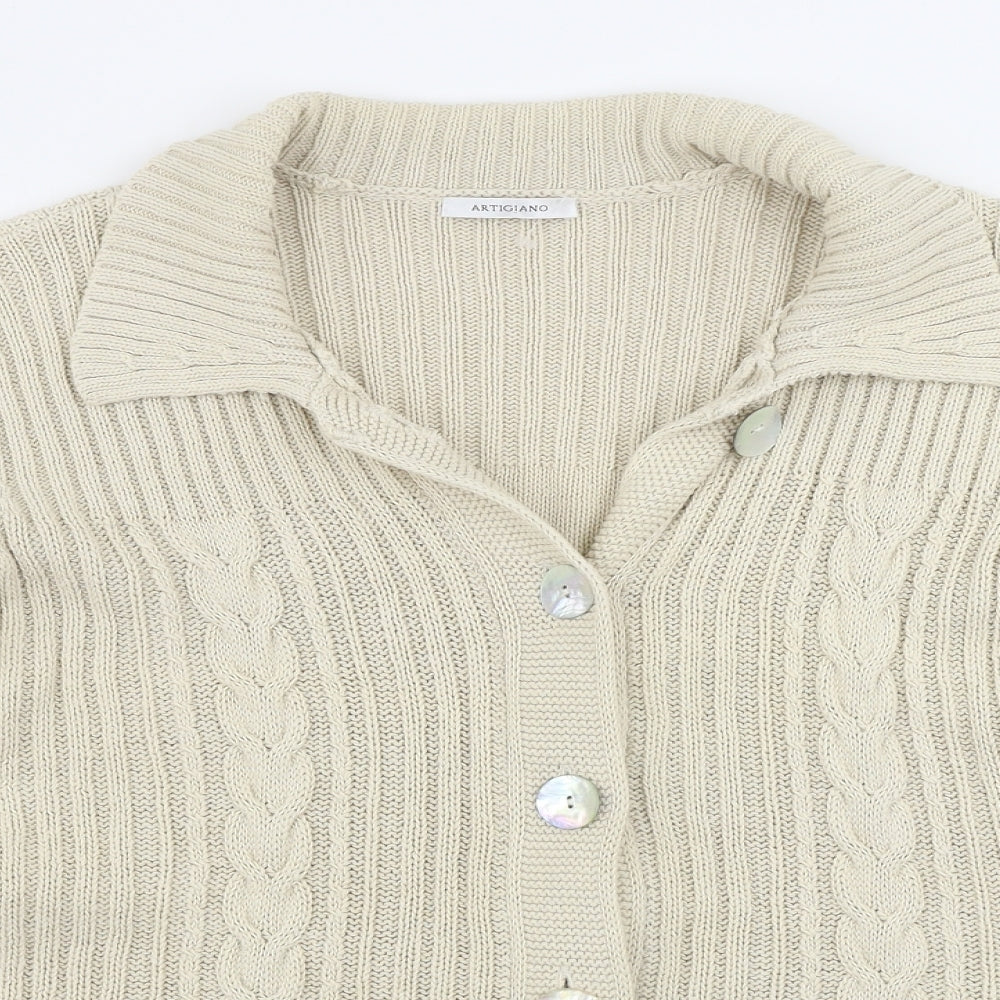 Artigiano  Womens Beige   Cape Jumper Size L