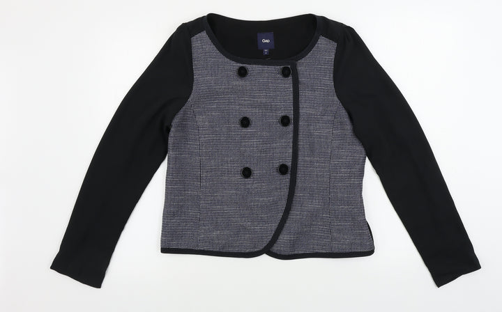 Gap  Womens Grey Check  Jacket Blazer Size M