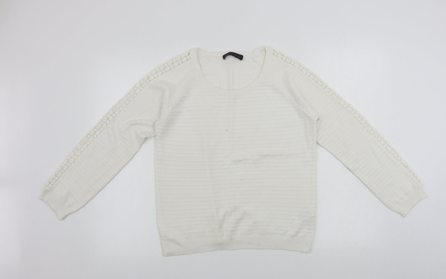 Marks and Spencer  Womens White   Pullover Jumper Size 12