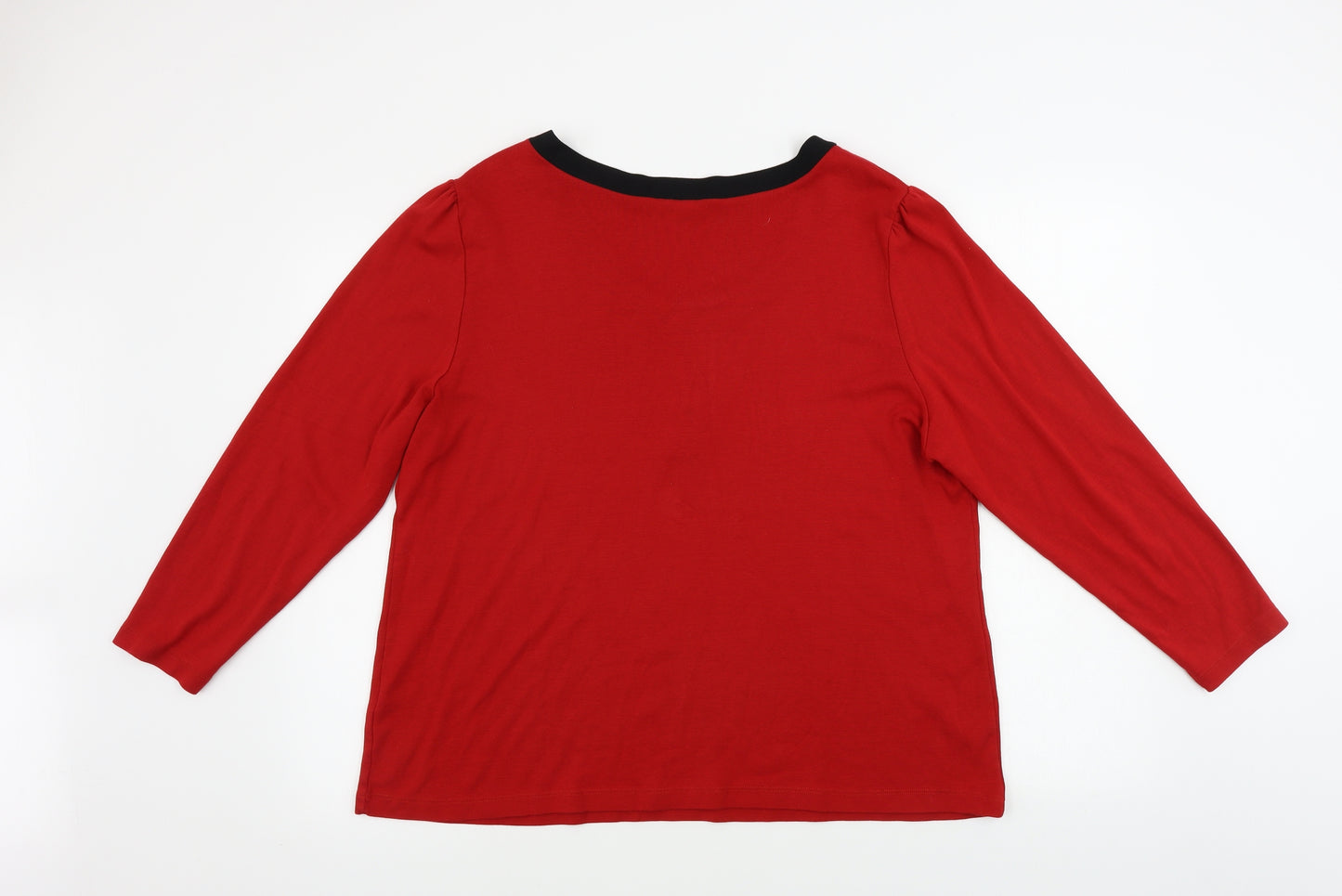 ELVI Womens Red   Pullover Jumper Size M