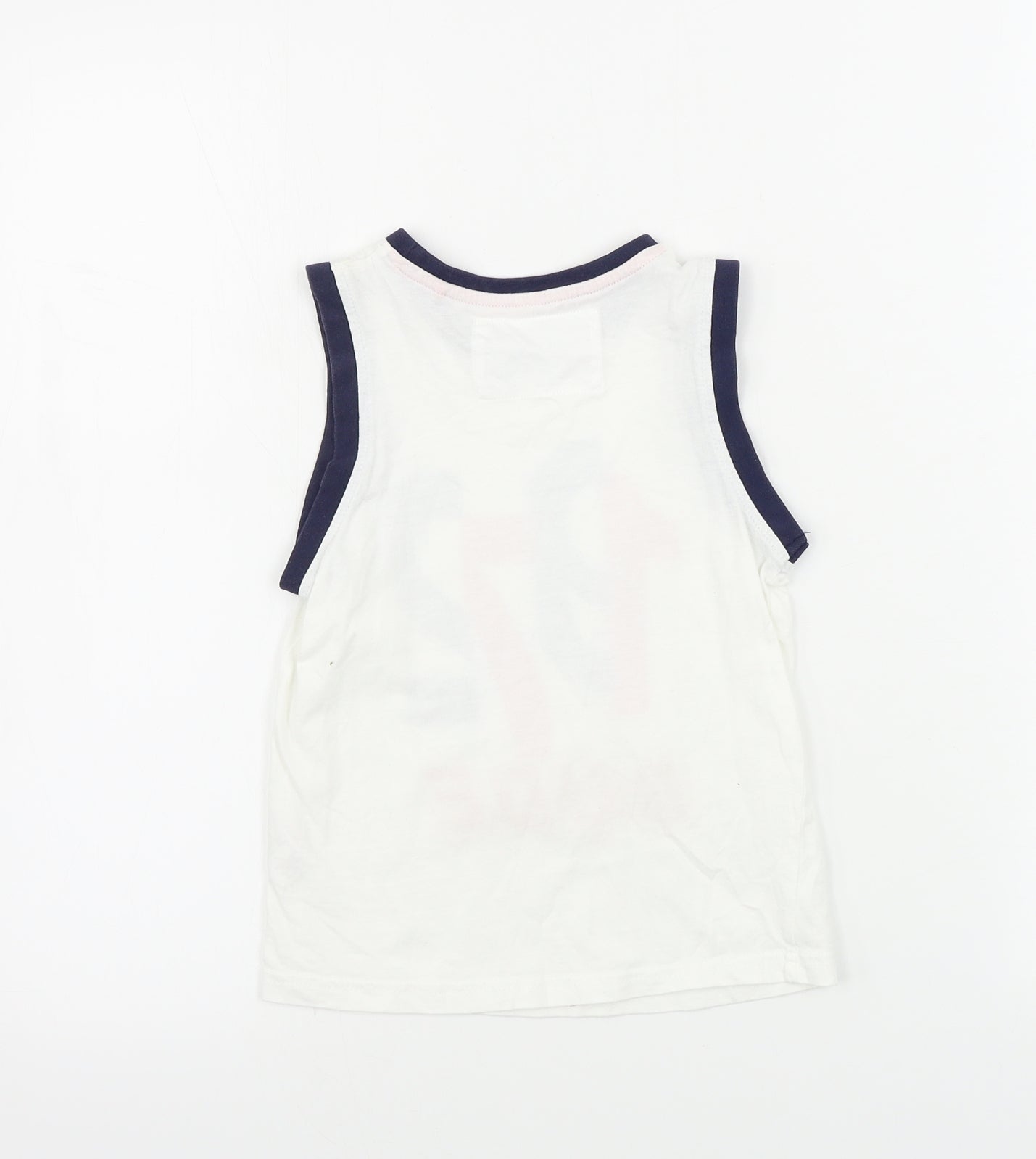 TU Boys White   Basic T-Shirt Size 4 Years