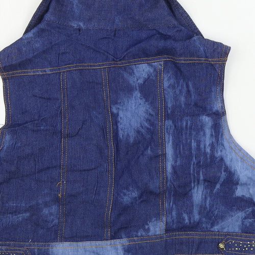plam mode Womens Blue   Jacket Coat Size L