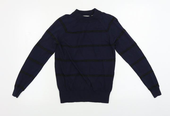 Jack Wills  Womens Blue Striped  Pullover Jumper Size 8