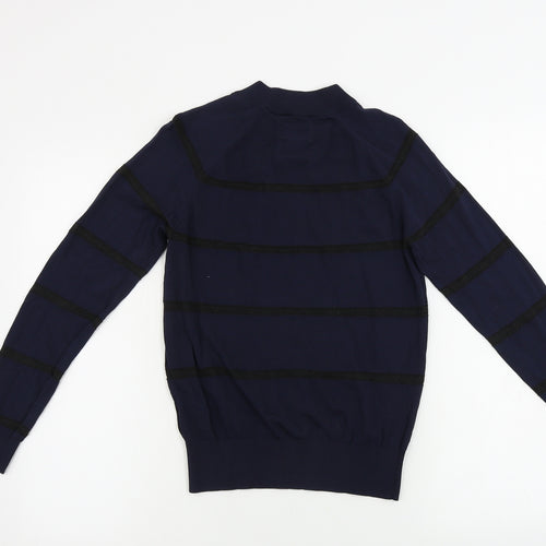 Jack Wills  Womens Blue Striped  Pullover Jumper Size 8